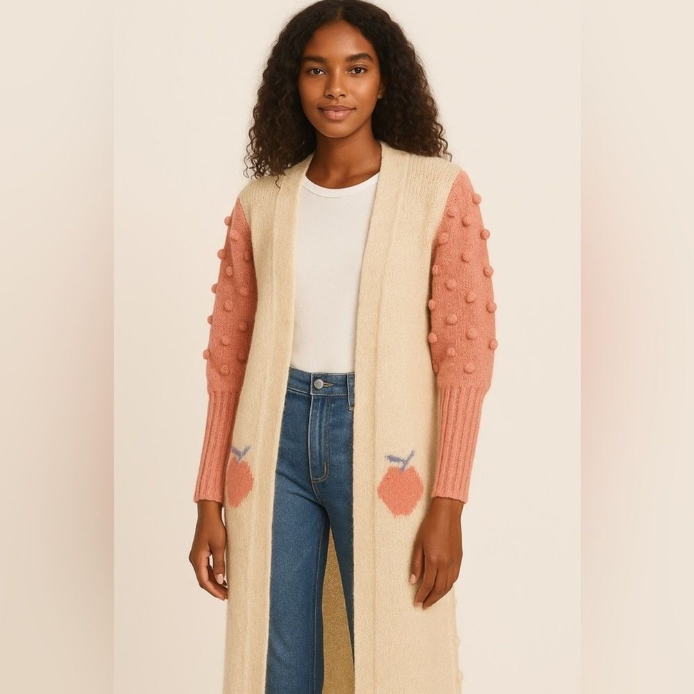 LoveShackFancy Mohair Duster Sweater